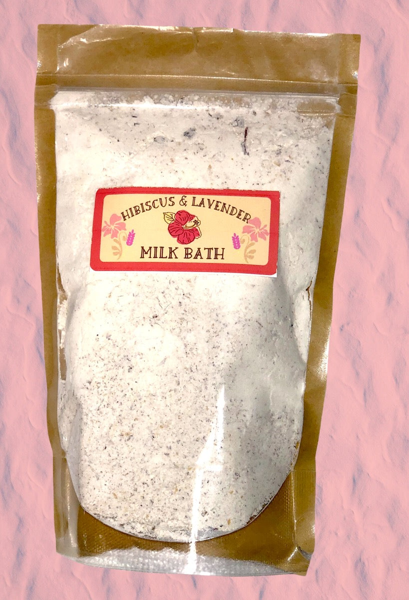 Sweet Hibiscus & Lavender milk bath