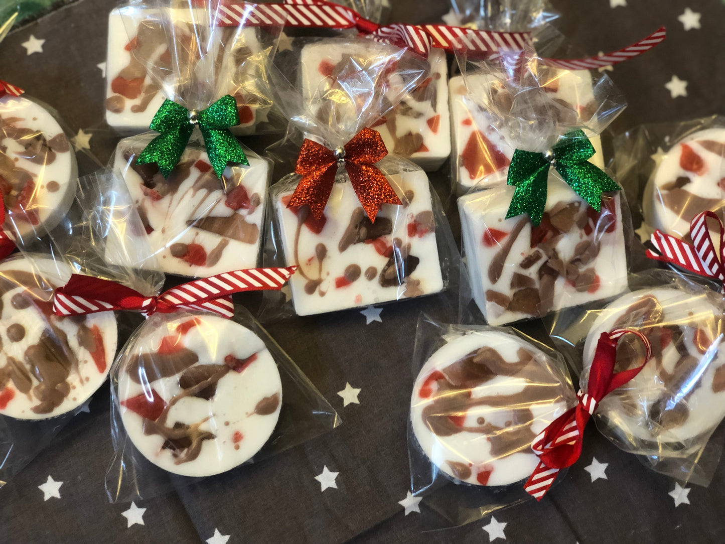 Peppermint Bark soap bars