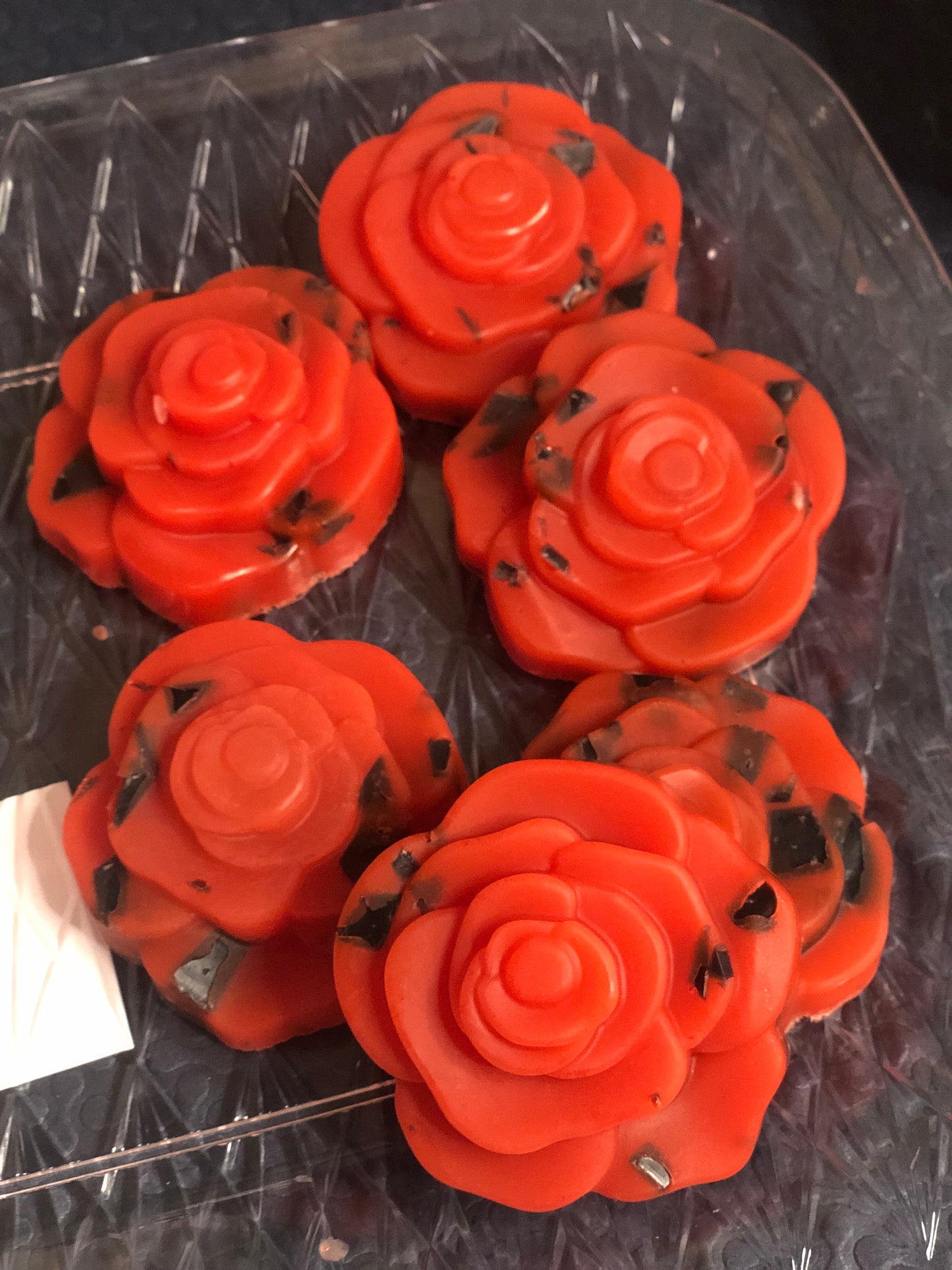 Vanilla Pomegranate Soap W/ activated charcoal