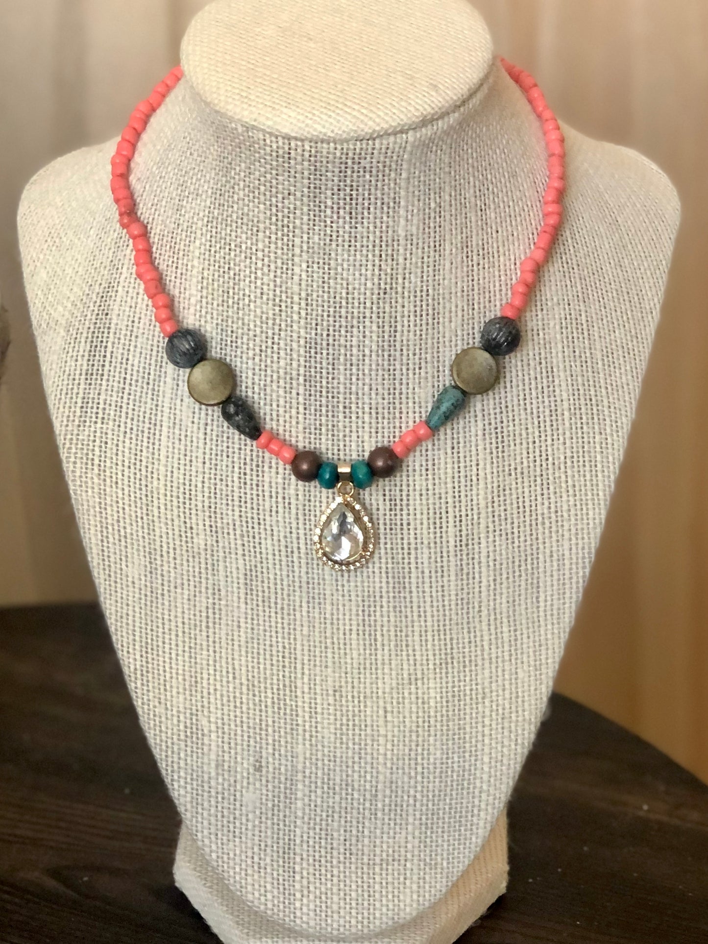 Coral Pendant necklace